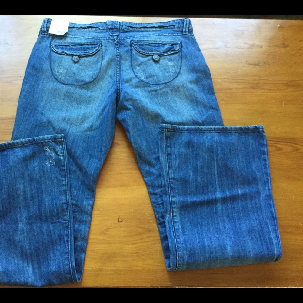 INKED AND FADED Sears Jeans Fashion Flare Med Wash